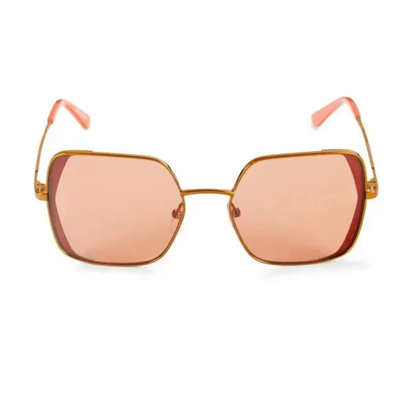 Karl Lagerfeld Paris 56MM Geometric Sunglasses Orange – The  display picture 3