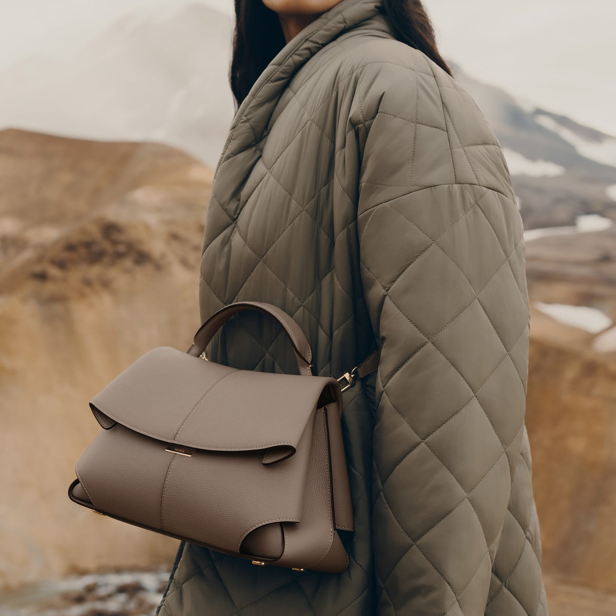 Polene Mokki EDITION TEXTURED TAUPE