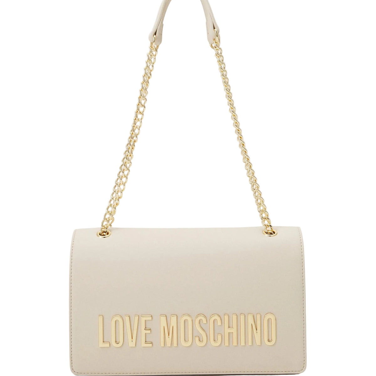 Love Moschino Shoulder Bag in Off White