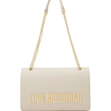 Love Moschino Shoulder Bag in Off White