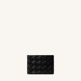 JW PEI Woven Texture Card Holder in Black
