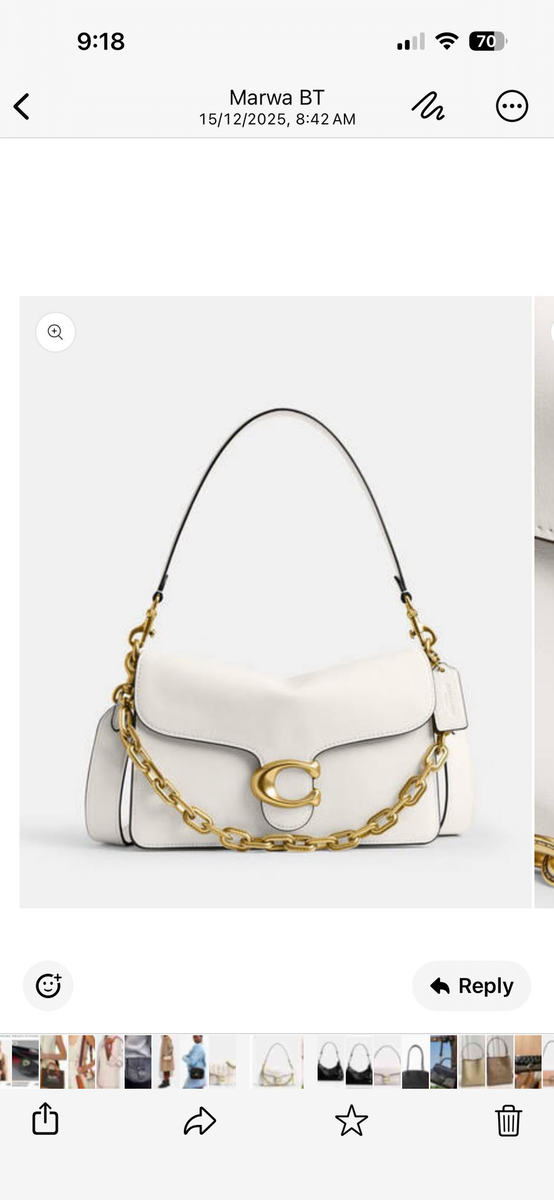 Coach Chain Tabby Shoulder Bag