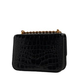 Tory Burch Small Eleanor Bag in Lizard Black