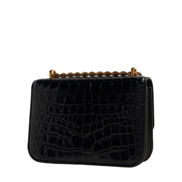 Tory Burch Small Eleanor Bag in Lizard Black