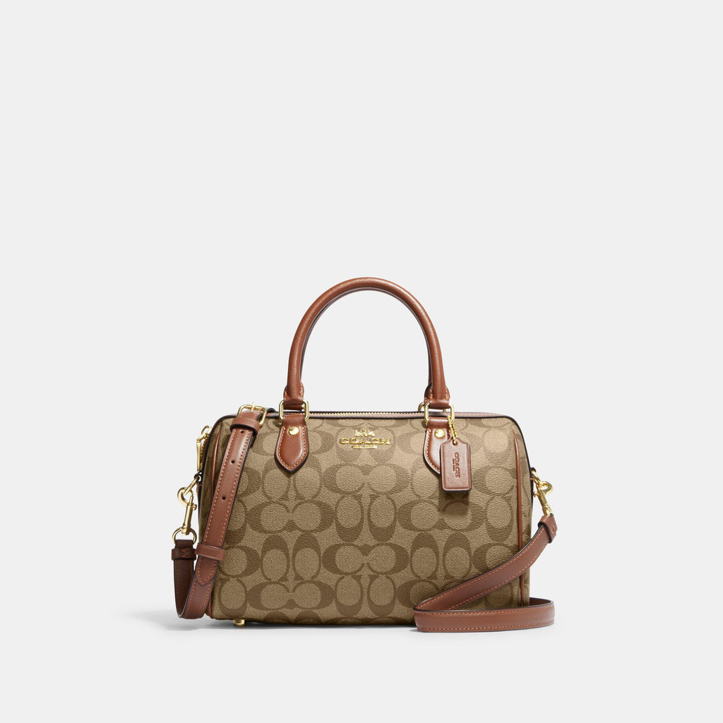Coach Mini Rowan Crossbody In Signature Canvas