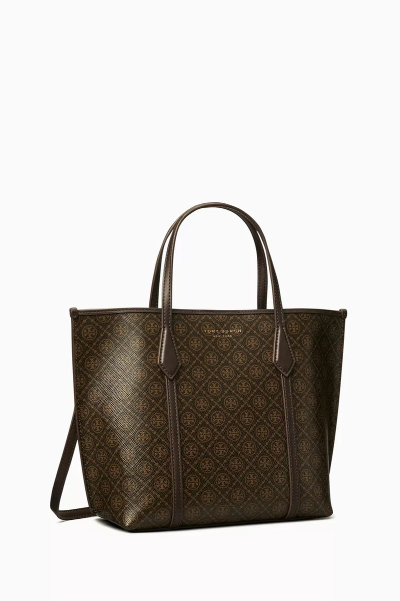 TORY BURCH Small Perry Tote Bag in Coated-canvas