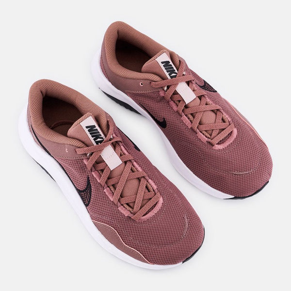 Nike Women Legend Essential 3 NN Lace Up Running Shoes, Mauve size 7M