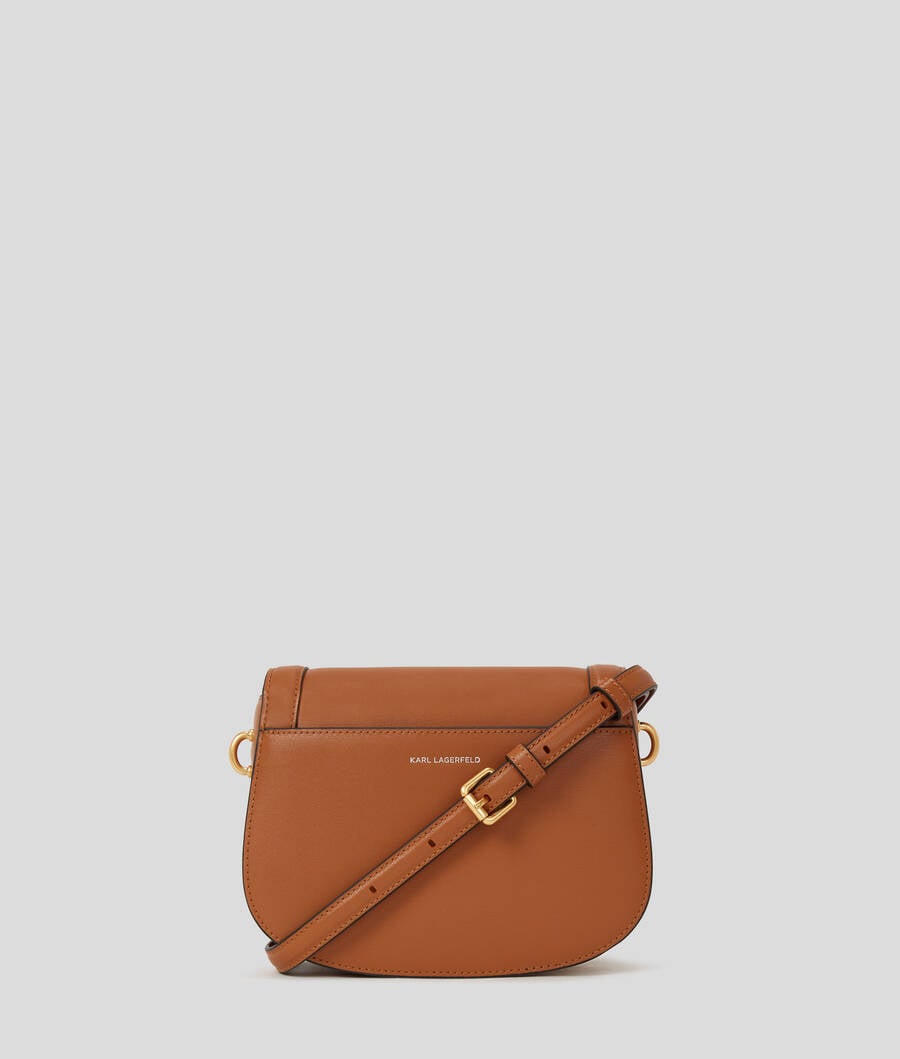 Karl Lagerfeld Logo Crossbody Bag in Havan