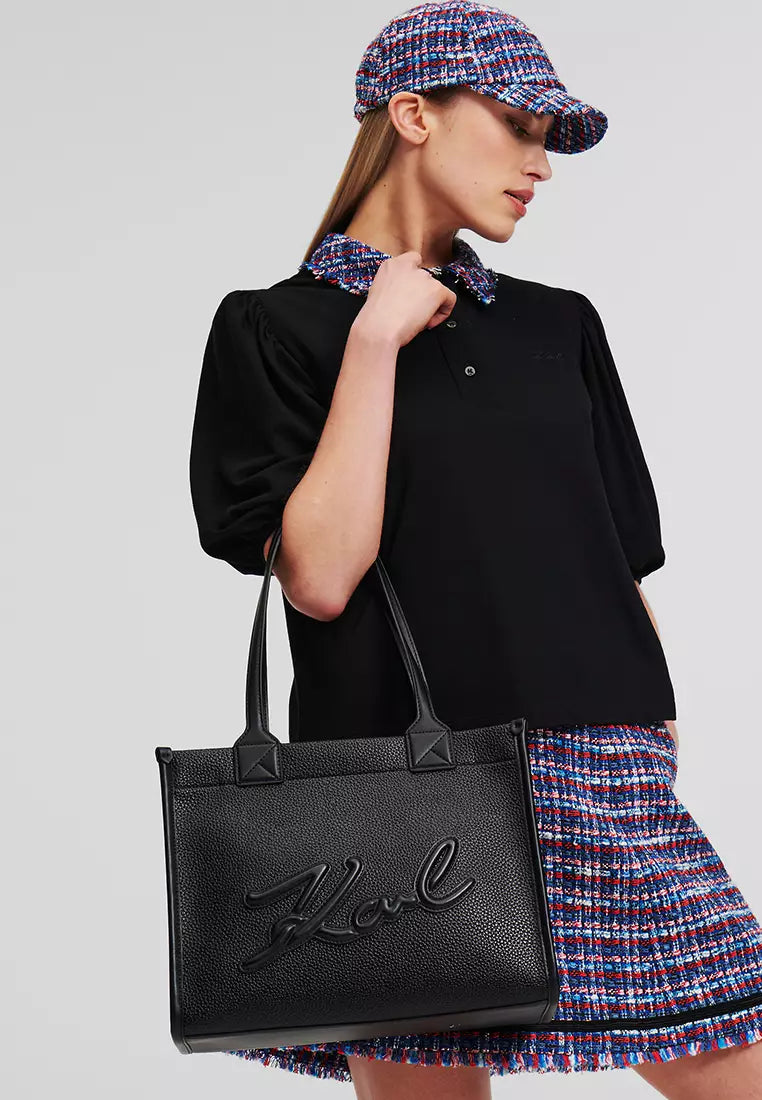 KARL LAGERFELD
K/Skuare Grainy Medium Tote Bag
