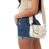 True Religion Women’s Crossbody Bag in off white