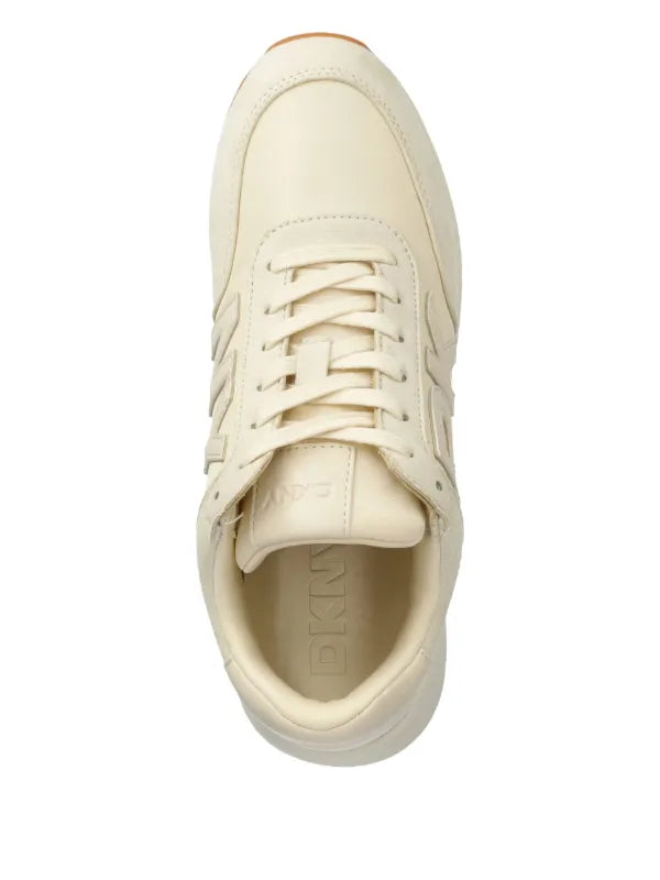 DKNY logo-patch sneakers