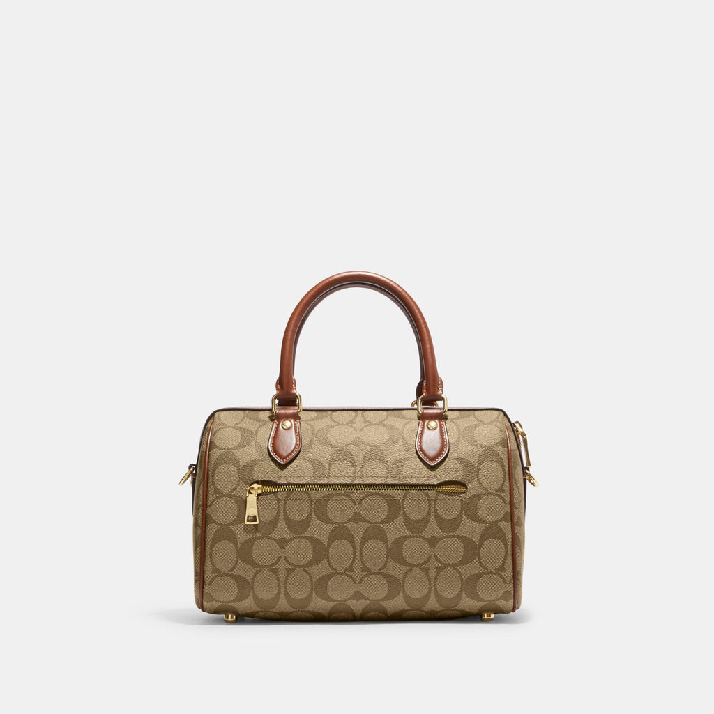 Coach Mini Rowan Crossbody In Signature Canvas