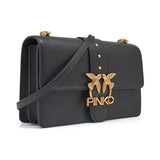 Pinko Leather messenger bag LOVE CLASSIC ICON
