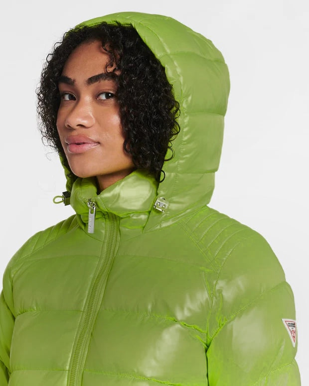 Guess hooded puffer jacket size L