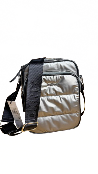 DKNY Gigi Flight Unisex Soft Nylon Fabric Crossbody Bag