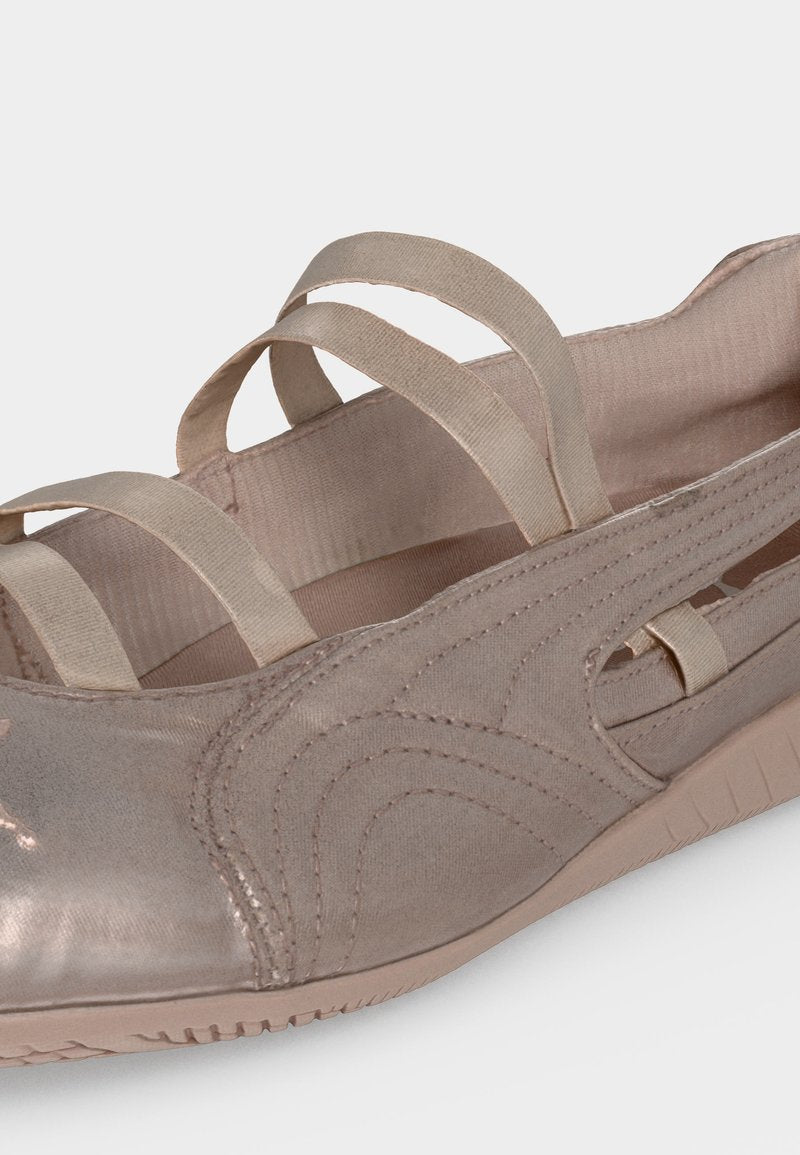 Puma SPEEDCAT BALLET - Ankle strap ballerina shoes - rose latte/silver-coloured size 40
