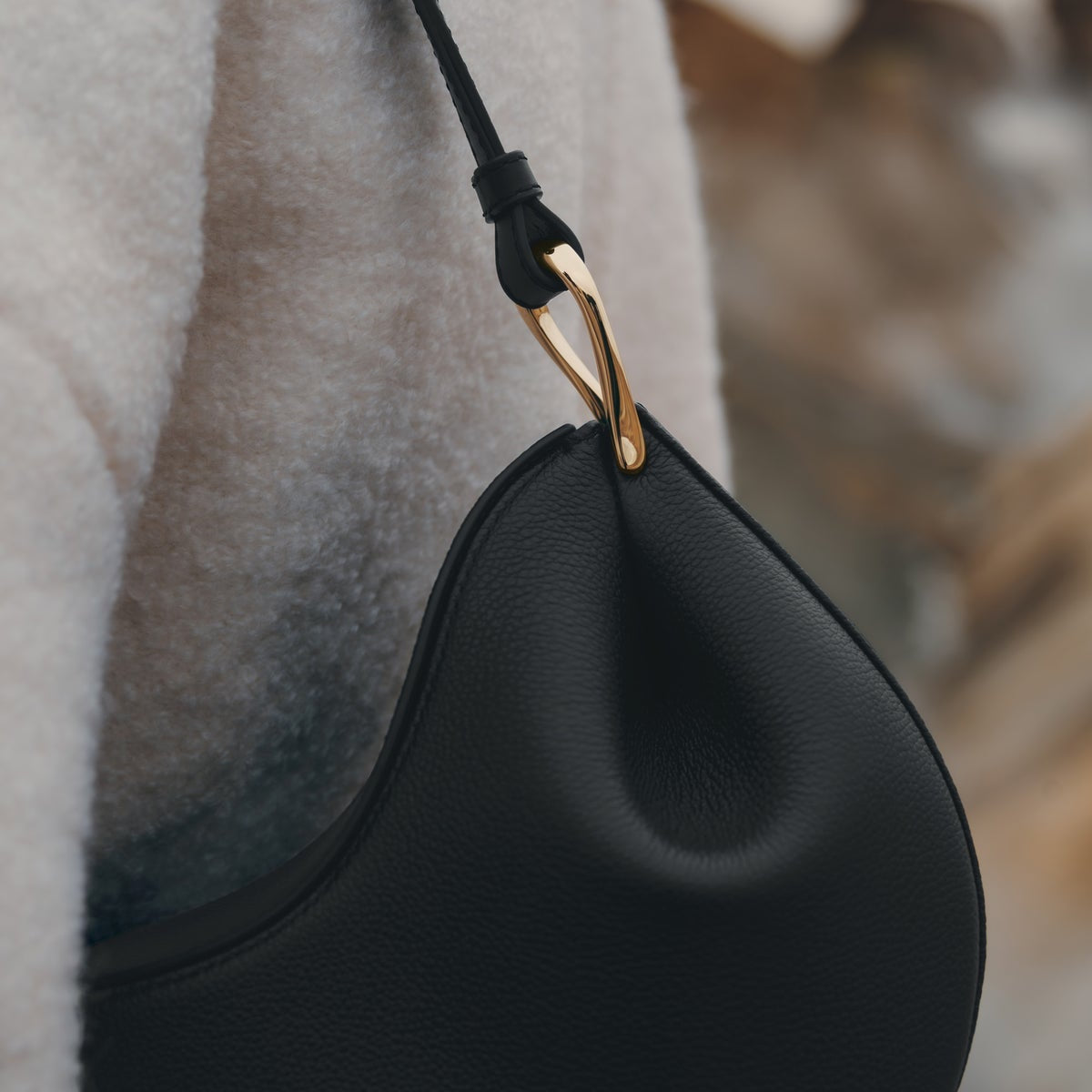 Polene Tonca EDITION TEXTURED BLACK
