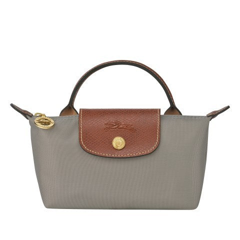 LONGCHAMP LE PLIAGE ORIGINAL MINI POUCH LONGCHAMP IN GREY