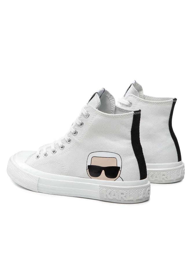 KARL LAGERFELD Fabric sneakers White size 38