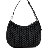 Karl Lagerfeld K/Weave Hobo Bag in Black