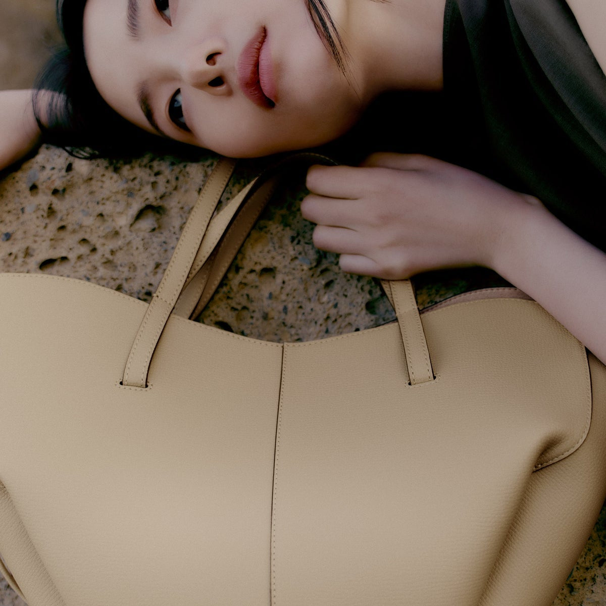 Polene Cyme Mini EDITION TEXTURED SAND