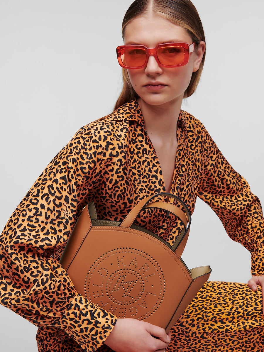 Karl Lagerfeld Handbag in Cognac