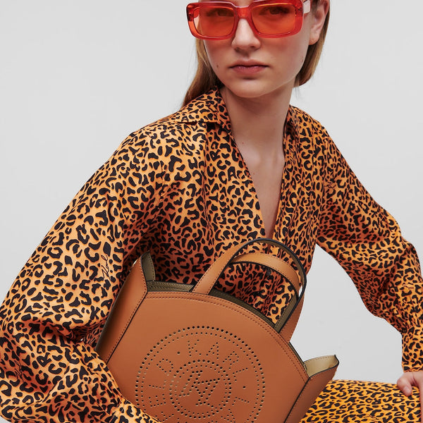 Karl Lagerfeld Handbag in Cognac