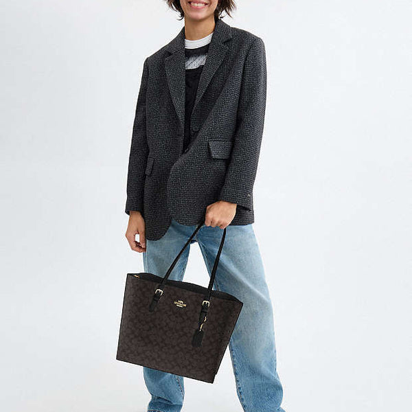 Coach Mollie Tote Bag In Signature Canvas