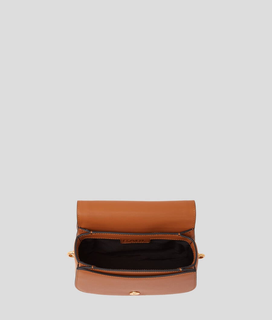 Karl Lagerfeld Logo Crossbody Bag in Havan