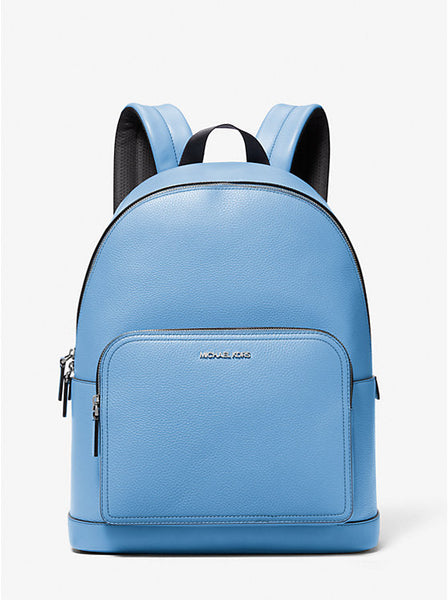 Micheal kors baby blue grained leather carry backpack