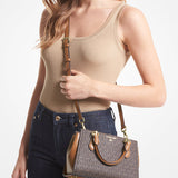 Michael Kors Marilyn Small Logo Crossbody Bag in Brown