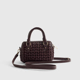 River Island Red Scrunch Mini Bowler Bag