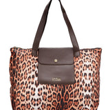 CAVALLI CLASS BY ROBERTO Large Leopard Print Tote
