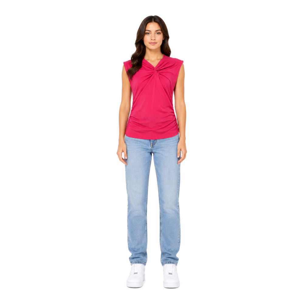 DKNY Shirt Red Cut