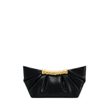 JW PEI Leia Pleated Clutch in Black