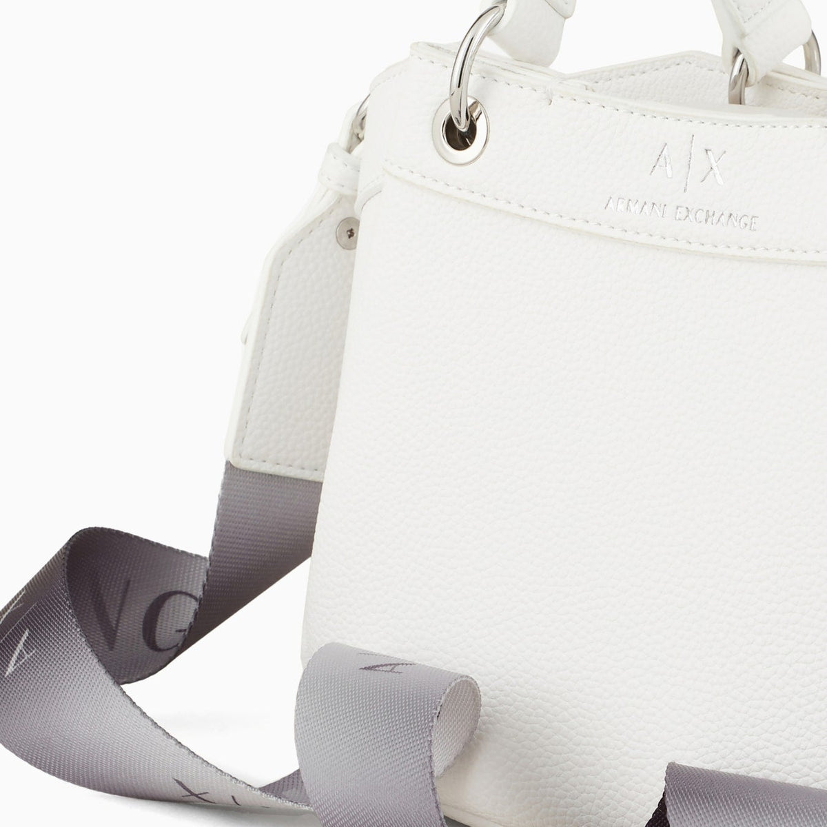 EMPORIO ARMANI SMALL SHAPED SHOPPER BAG WITH DOUBLE HANDLES