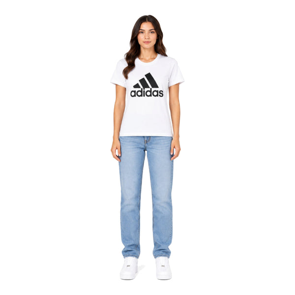 Adidas T-Shirt White Black Logo
