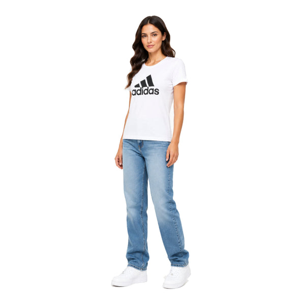 Adidas T-Shirt White Black Logo