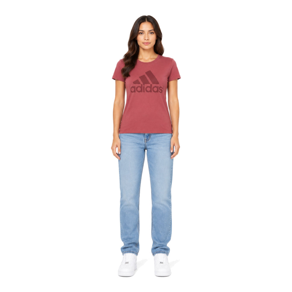 Adidas T-Shirt Red Red logo