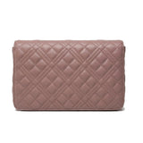 Love Moschino Quilted Logo Crossbody Bag In Pink