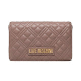 Love Moschino Quilted Logo Crossbody Bag In Pink