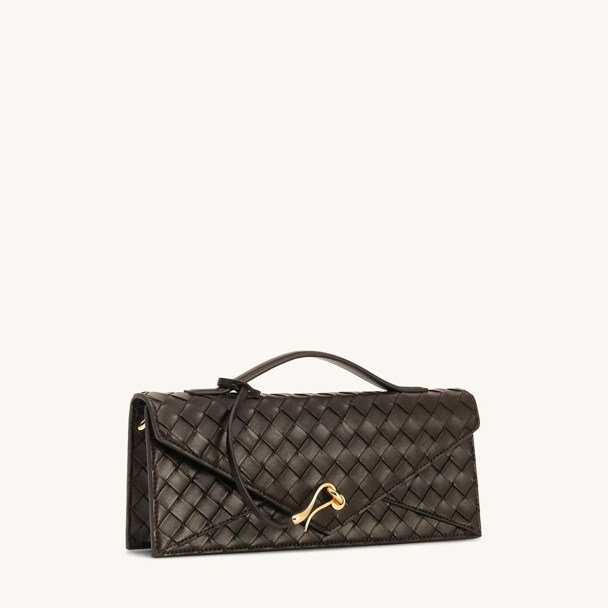 JW PEI Celeste Woven Textured Envelope Top Handle Bag