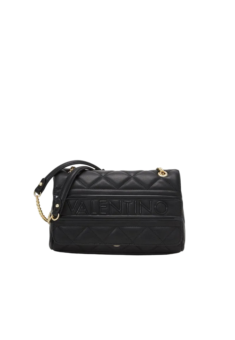 Valentino Bags Ada Quilted Crossbody Bag in Black