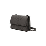 Tory Burch Convertible Shoulder Bag in Matte Gray