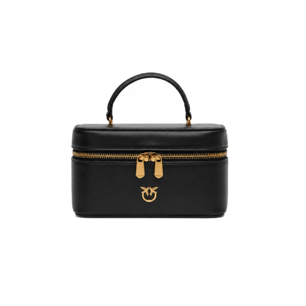 PINKO Love Birds Vanity Mini Crossbody in Black