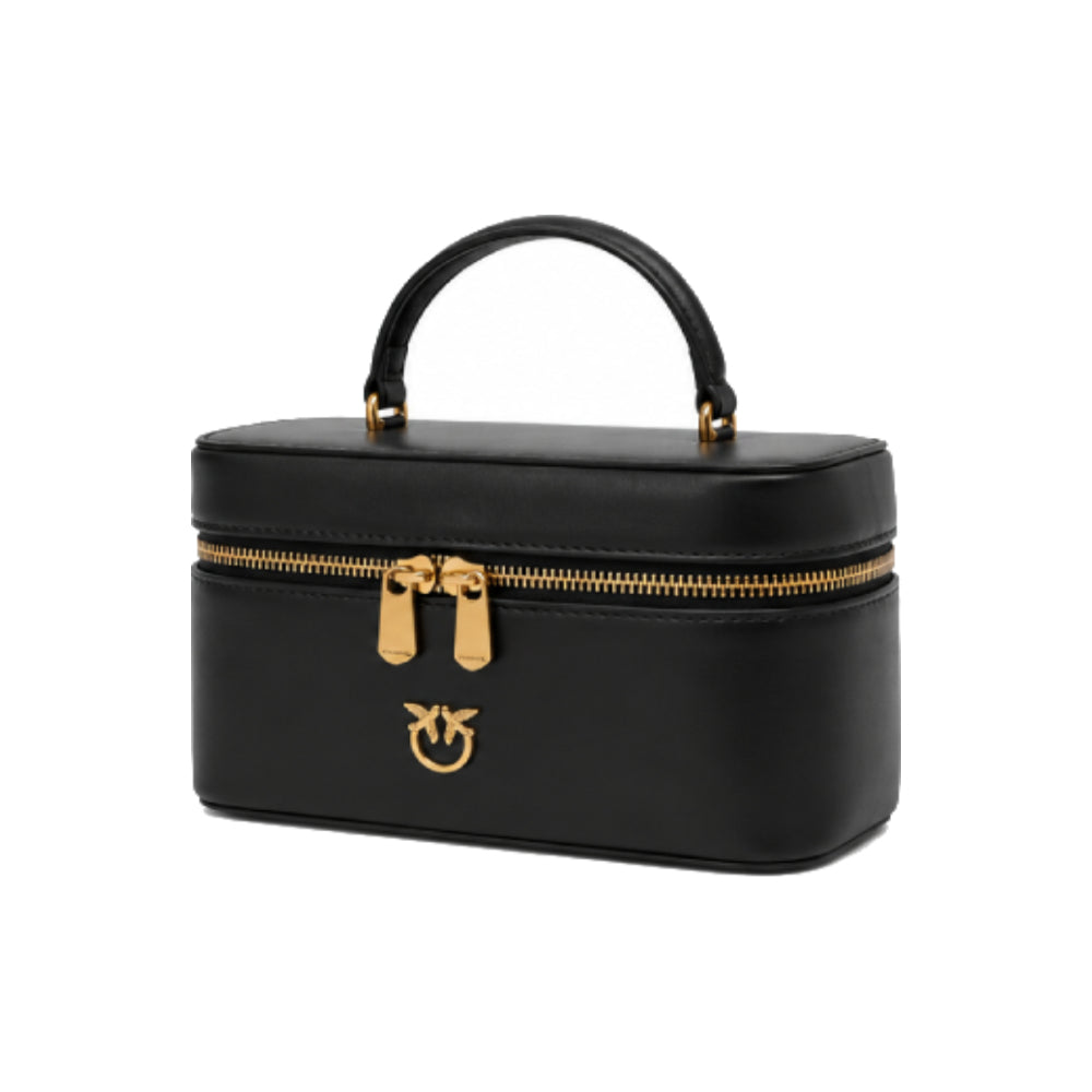 PINKO Love Birds Vanity Medium Crossbody in Black