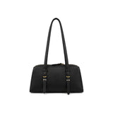 PINKO Escape Horizontal Large Bowling Bag In Black