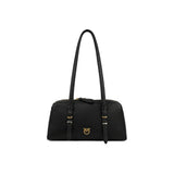 PINKO Escape Horizontal Large Bowling Bag In Black