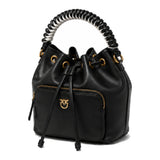 PINKO Cargo Bucket Bag In Black