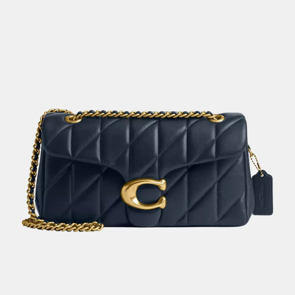 Coach Tabby Shoulder Bag 26  With Pillow Quilting in dark navy